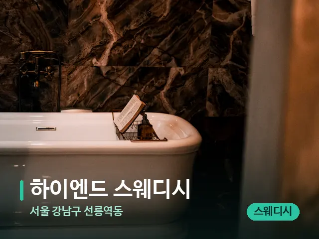 서울 강남구 선릉역동 하이엔드 스웨디시 — 웰니스 스파 공간