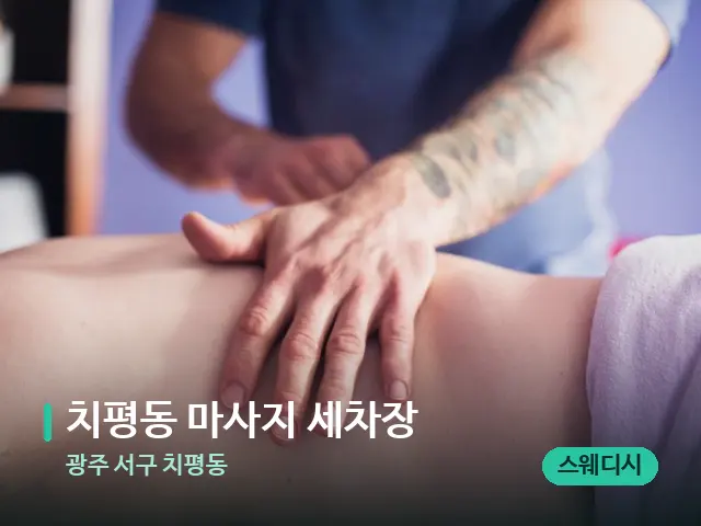 광주 서구 치평동 치평동 마사지 세차장 — 마사지 관리를 받는 장면