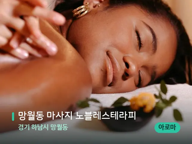 경기 하남시 망월동 망월동 마사지 노블레스테라피 — 마사지 관리를 받는 장면