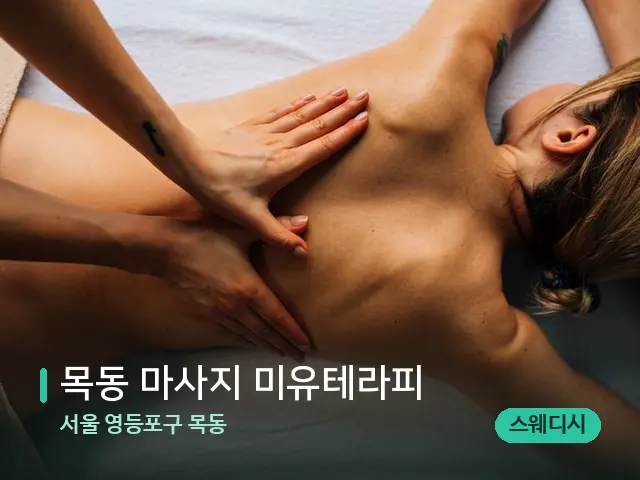 서울 영등포구 목동 목동 마사지 미유테라피 — 마사지 관리를 받는 장면