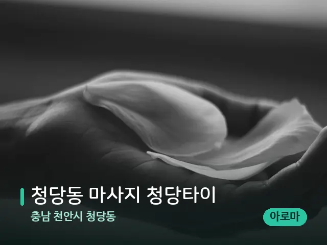 충남 천안시 청당동 청당동 마사지 청당타이 — 아로마 오일을 쓰는 관리 장면