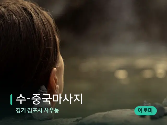 경기 김포시 사우동 수-중국마사지 — 웰니스 스파 공간