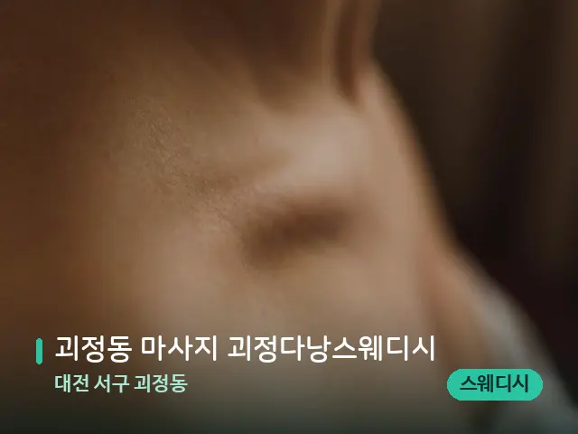 대전 서구 괴정동 괴정동 마사지 괴정다낭스웨디시 — 어깨·목 관리 장면