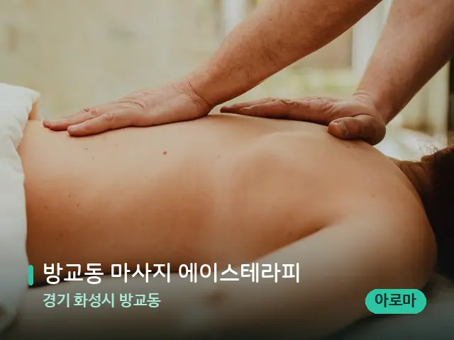 경기 화성시 방교동 방교동 마사지 에이스테라피 — 마사지 관리를 받는 장면