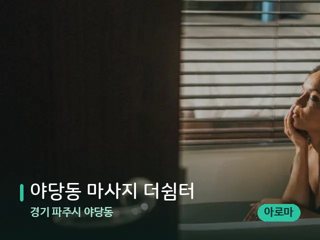 경기 파주시 야당동 야당동 마사지 더쉼터 — 웰니스 스파 공간