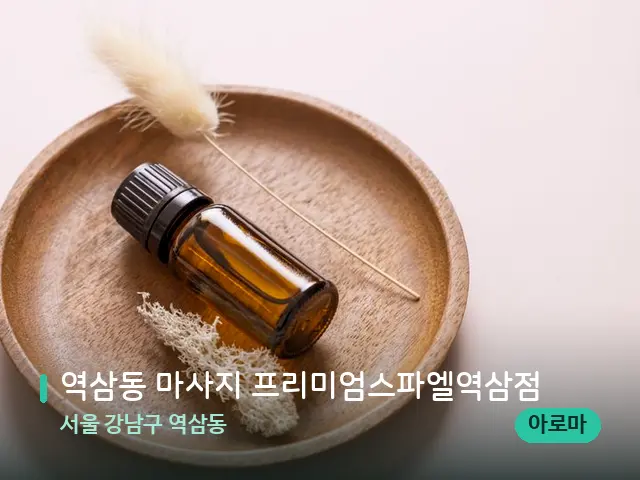 서울 강남구 역삼동 역삼동 마사지 프리미엄스파엘역삼점 — 아로마 오일을 쓰는 관리 장면