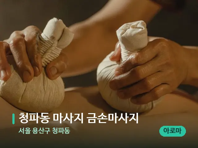 서울 용산구 청파동 청파동 마사지 금손마사지 — 마사지 관리를 받는 장면