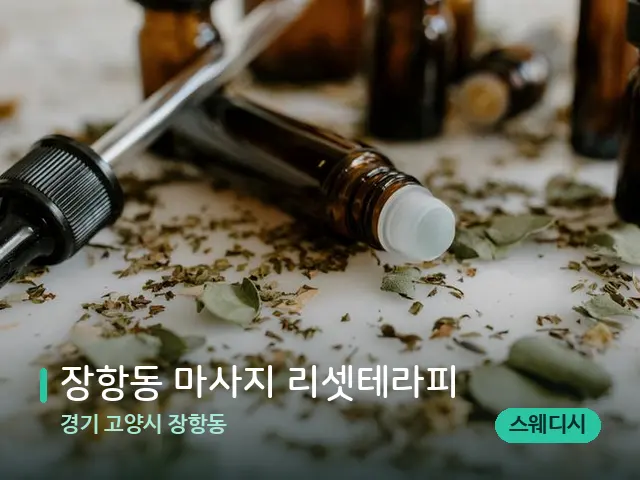 경기 고양시 장항동 장항동 마사지 리셋테라피 — 마사지 오일과 도구