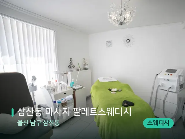 울산 남구 삼산동 삼산동 마사지 팔레트스웨디시 — 스파 관리실 내부