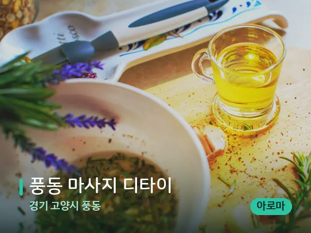 경기 고양시 풍동 풍동 마사지 디타이 — 마사지 오일과 도구
