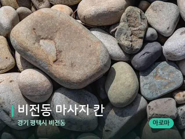 경기 평택시 비전동 비전동 마사지 칸 — 핫스톤을 올린 관리 장면