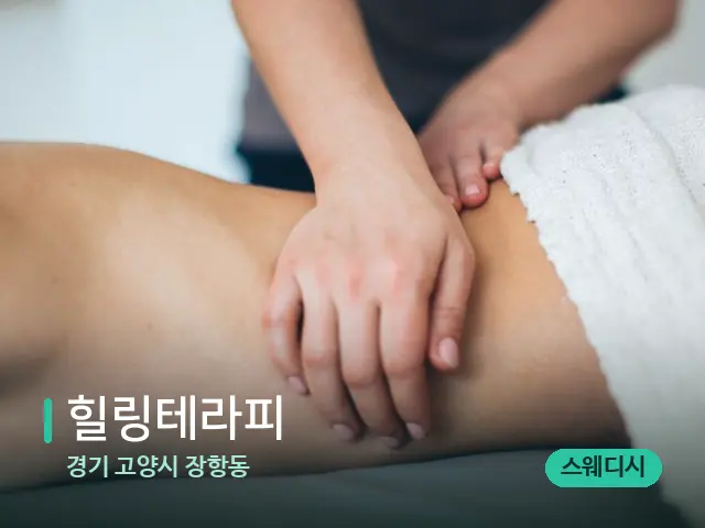 경기 고양시 장항동 힐링테라피 — 마사지 관리를 받는 장면