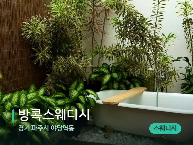 경기 파주시 야당역동 방콕스웨디시 — 웰니스 스파 공간