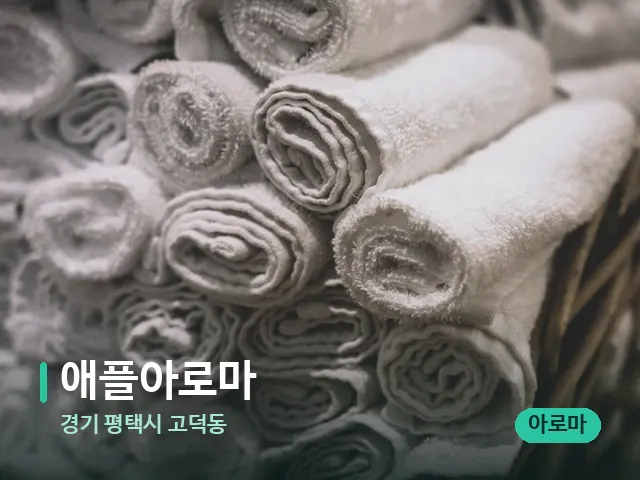 경기 평택시 고덕동 애플아로마 — 마사지 오일과 도구