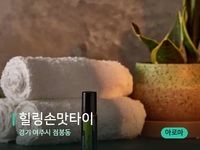 경기 여주시 점봉동 힐링손맛타이 — 마사지 오일과 도구