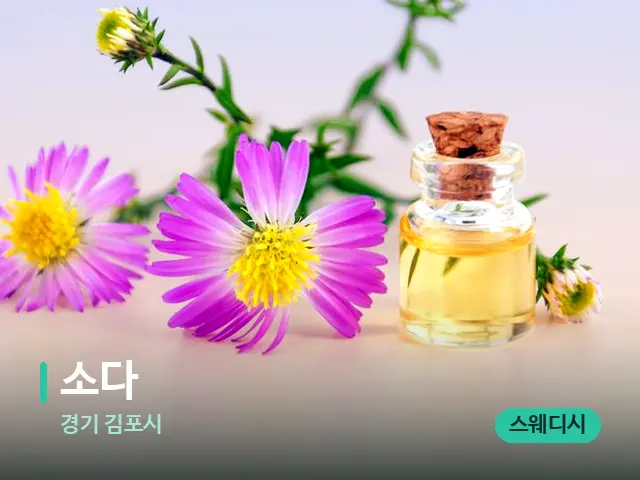 경기 김포시 소다 — 아로마 오일을 쓰는 관리 장면