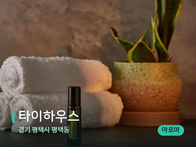 경기 평택시 평택동 타이하우스 — 마사지 오일과 도구