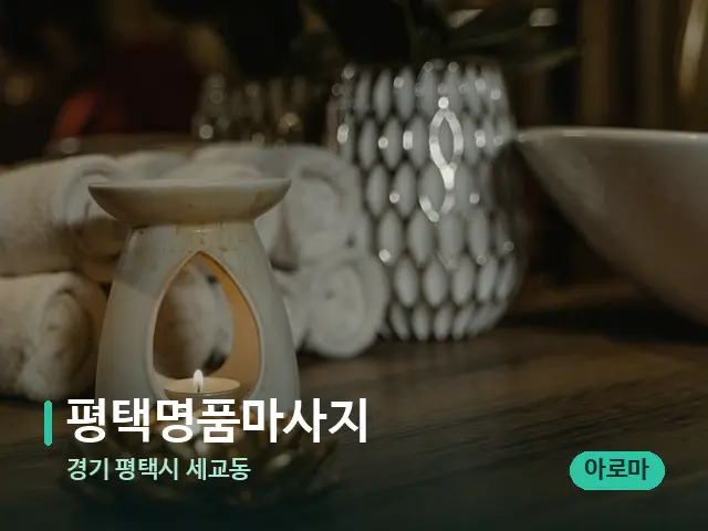 경기 세교동 평택명품마사지 — 마사지 관리를 받는 장면