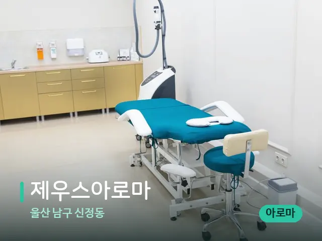 울산 남구 신정동 제우스아로마 — 스파 관리실 내부