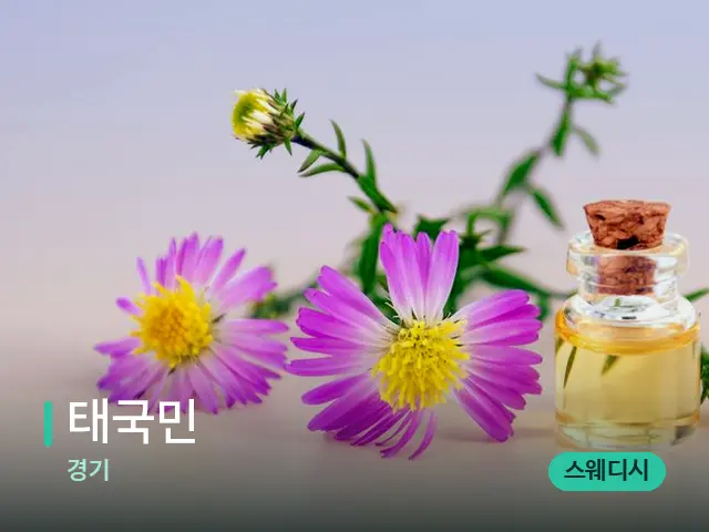 경기 태국민 — 아로마 오일을 쓰는 관리 장면