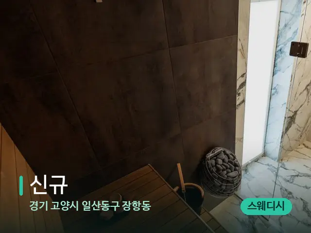 경기 고양시 일산동구 장항동 신규 — 웰니스 스파 공간