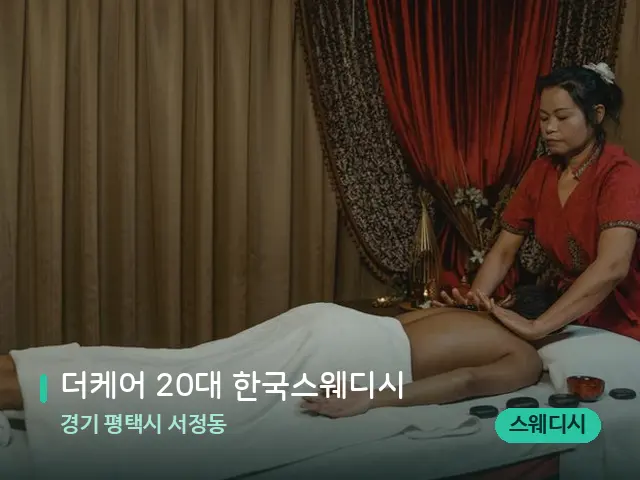 경기 평택시 서정동 더케어 20대 한국스웨디시 — 스파 마사지 베드