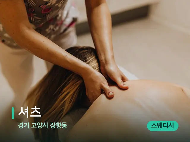 경기 고양시 장항동 셔츠 — 마사지 관리를 받는 장면