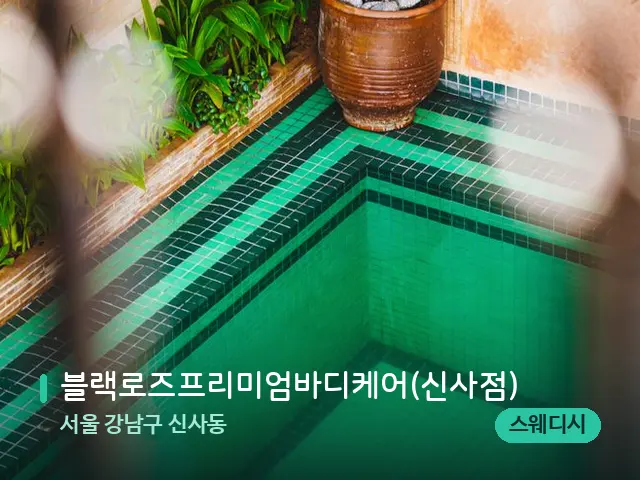 서울 강남구 신사동 블랙로즈프리미엄바디케어(신사점) — 데이 스파 인테리어