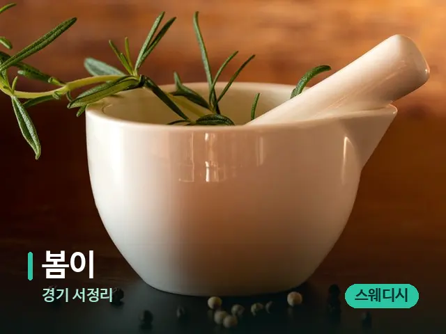 경기 서정리 봄이 — 아로마 오일을 쓰는 관리 장면