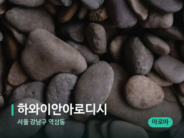 서울 강남구 역삼동 하와이안아로디시 — 데이 스파 인테리어