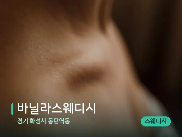 경기 화성시 동탄역동 바닐라스웨디시 — 어깨·목 관리 장면