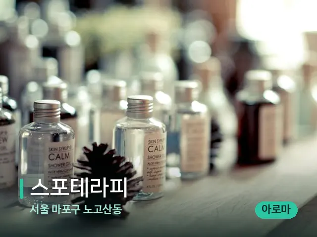서울 마포구 노고산동 스포테라피 — 마사지 오일과 도구