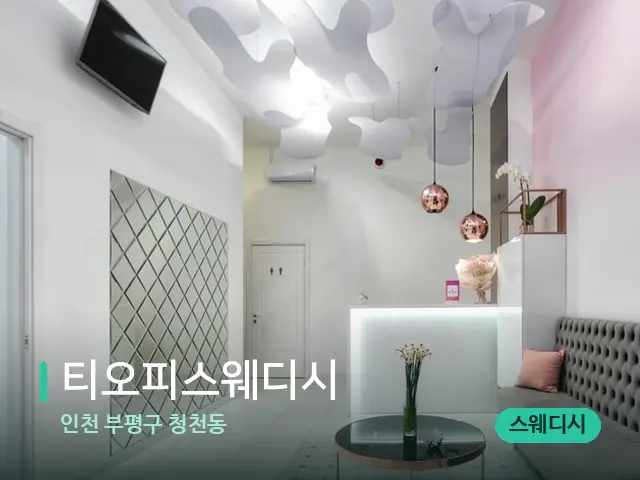 인천 부평구 청천동 티오피스웨디시 — 데이 스파 인테리어