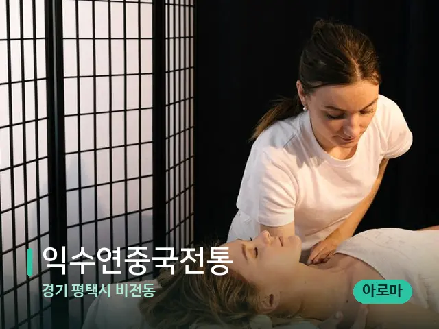 경기 평택시 비전동 익수연중국전통 — 마사지 관리를 받는 장면