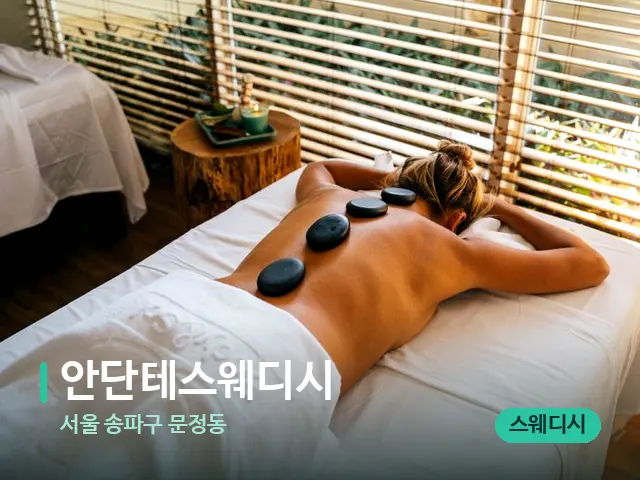 서울 송파구 문정동 안단테스웨디시 — 스파 마사지 베드