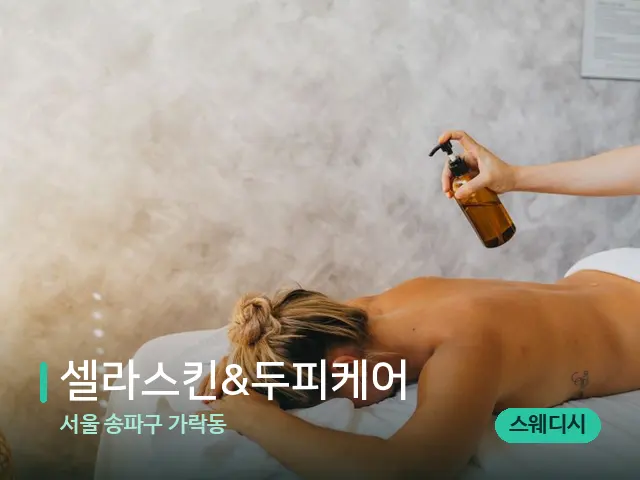 서울 송파구 가락동 셀라스킨&두피케어 — 스파 마사지 베드