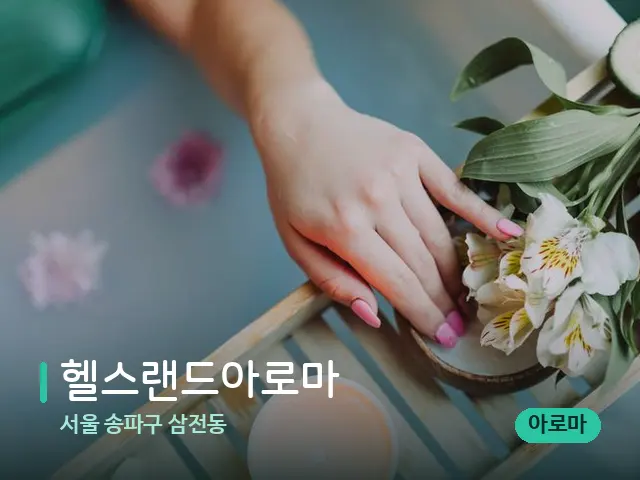 서울 송파구 삼전동 헬스랜드아로마 — 스파 마사지 베드
