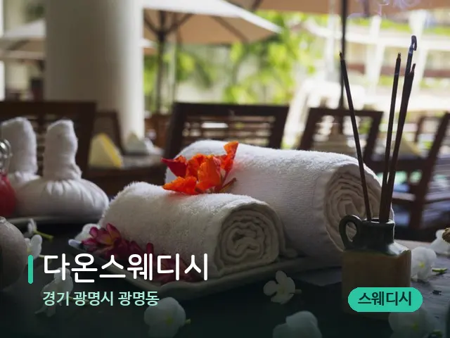 경기 광명시 광명동 다온스웨디시 — 스파 마사지 베드