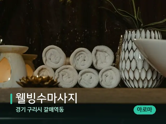 경기 구리시 갈매역동 웰빙수마사지 — 스파 관리실 내부