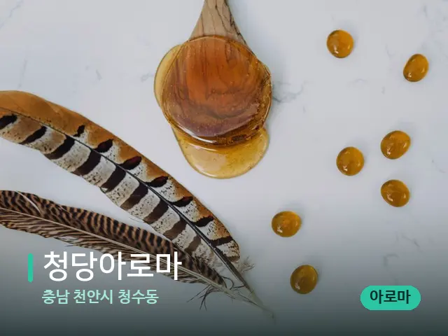 충남 천안시 청수동 청당아로마 — 마사지 오일과 도구