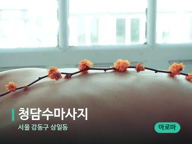 서울 강동구 상일동 청담수마사지 — 스파 마사지 베드