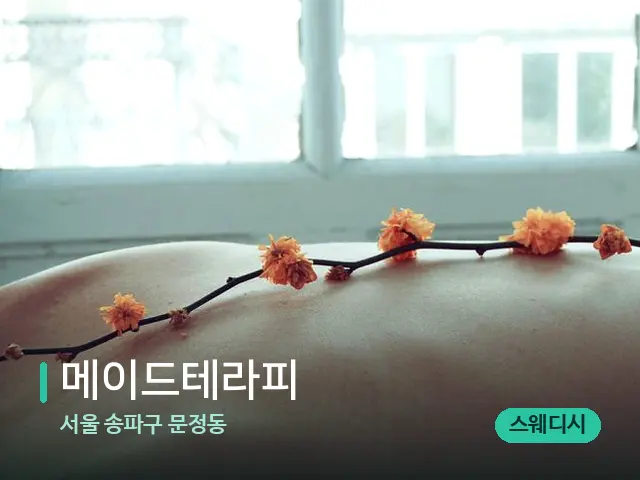 서울 송파구 문정동 메이드테라피 — 마사지 관리를 받는 장면