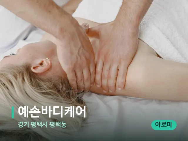 경기 평택시 평택동 예손바디케어 — 마사지 관리를 받는 장면