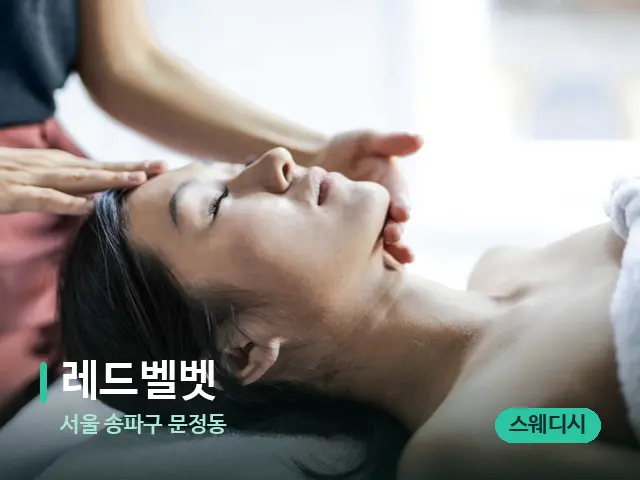 서울 송파구 문정동 레드벨벳 — 마사지 관리를 받는 장면