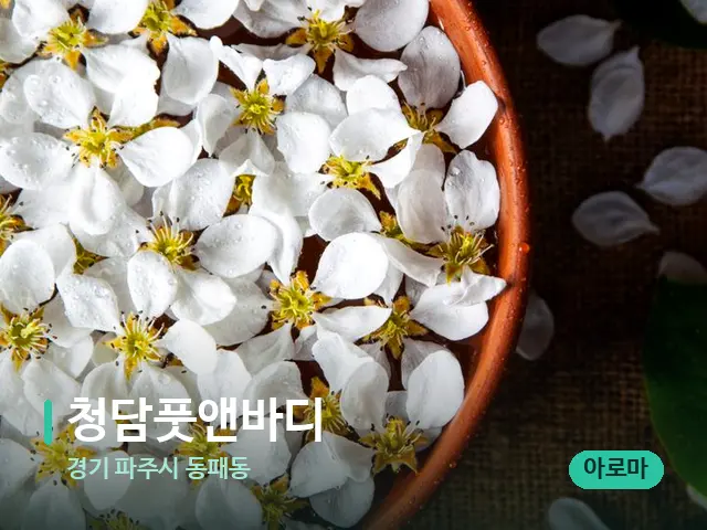 경기 파주시 동패동 청담풋앤바디 — 아로마 오일을 쓰는 관리 장면