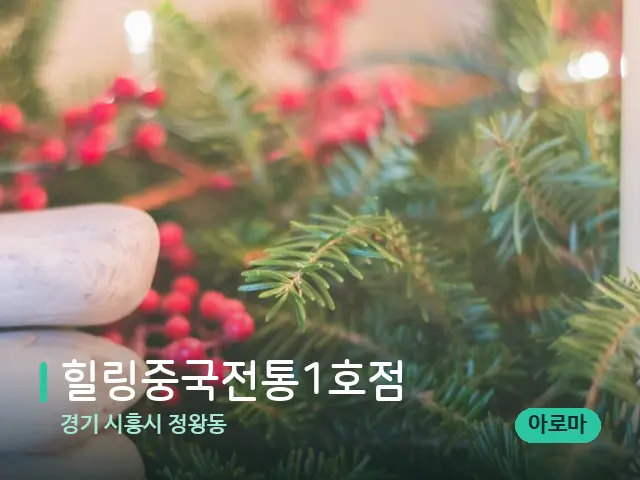 경기 시흥시 정왕동 힐링중국전통1호점 — 핫스톤을 올린 관리 장면