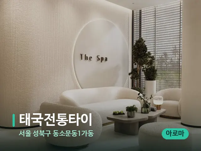 서울 성북구 동소문동1가동 태국전통타이 — 스파 관리실 내부