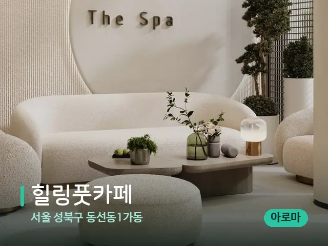 서울 성북구 동선동1가동 힐링풋카페 — 스파 관리실 내부