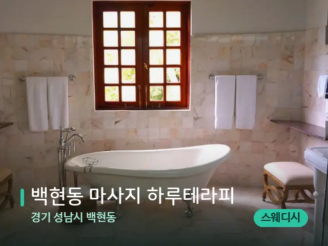 경기 성남시 백현동 백현동 마사지 하루테라피 — 데이 스파 인테리어
