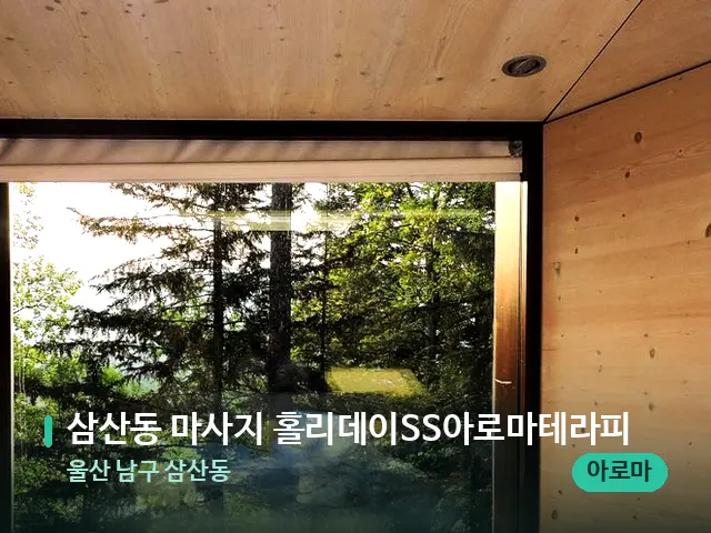 울산 남구 삼산동 삼산동 마사지 홀리데이SS아로마테라피 — 스파 관리실 내부